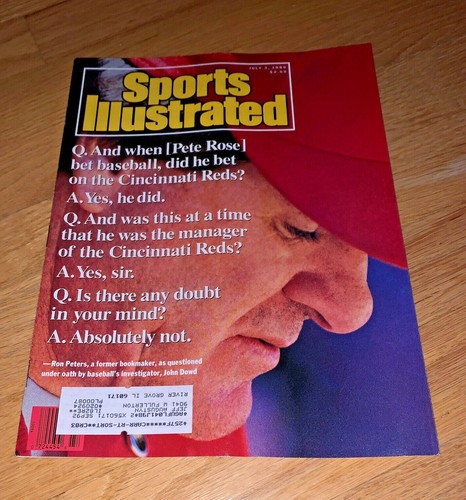 5 SPORTS ILLUSTRATED w/ PETE ROSE - 1984 / 1985 / 1989 / 2004 - Picture 4 of 6