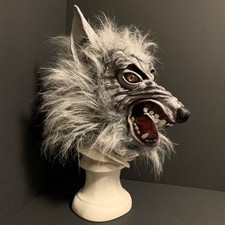 dire werewolf wolf man monster mask Halloween costume demon big bad scary spooky