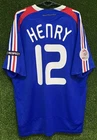 MEN'S FRANCE 2007/2008 THIERRY HENRY #12 SOCCER FOOTBALL SHIRT JERSEY SIZE XL