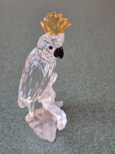 Swarovski Crystal Figurines - Cockatoo #261635 Feathered Beauties Collection