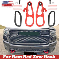 Heavy Duty Front Lh Rh Tow Hooks W Hardware For Dodge 2019-2024 Ram 1500 Dt