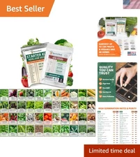 Pet Friendly Herb Seed Variety Pack - 44 High Yield Seeds for Nutritious Garden