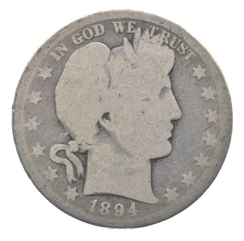 1894-S Barber Half Dollar Estate Coin Collection *454