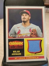 2025 Topps Heritage Nolan Arenado Clubhouse Collection Jersey Relic #CCR-NA Blue
