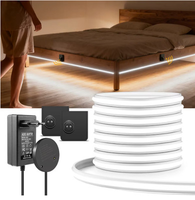 Smart Dual Sensoren PIR Bewegungsmelder Schalter DC 24V Neonlicht LED Streifen 5m