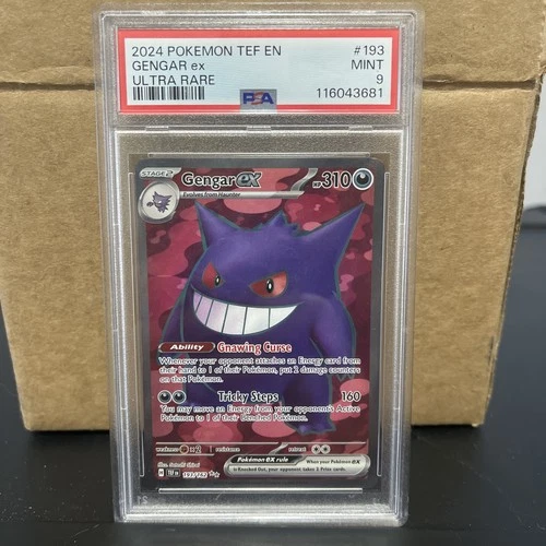 Pokémon Gengar 193/162 Temporal Forces Ultra Rare PSA 9