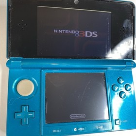 Nintendo 3DS System - Aqua Blue Region USA, Charger US Model Tested