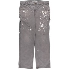 Used Carhartt Relaxed Fit Painted Duck Painter Pants Men's Size W37