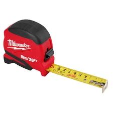 Milwaukee Tool 48-22-1726 8M/26Ft Compact Tape Measure
