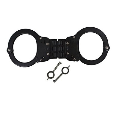 Smith & Wesson 350095 Model 300 Hinge-Linked Handcuffs & Keys M300 Cuffs, Blued
