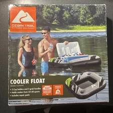 Brand New Ozark Trail Inflatable Cooler Float Holds 24-48 Quart Coolers