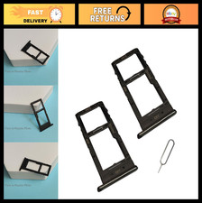 2pcs SIM Card Tray Holder for Galaxy A51 5G - Black Replacement Parts, Not for A