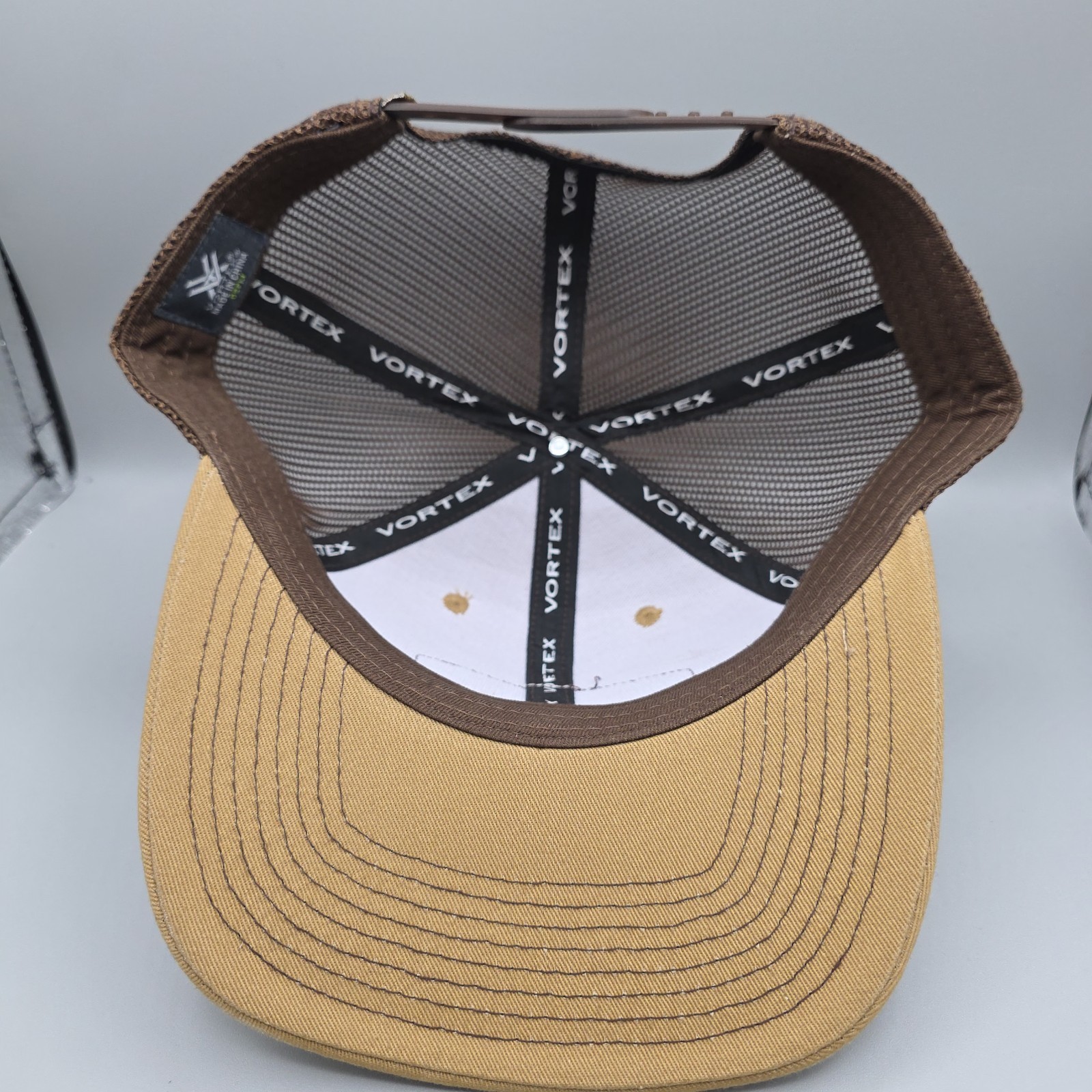 Vortex Men's Hat Cap Snapback Mesh Patch Spellout… - image 6