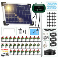 Solar BewäSserungssystem 300 Modi 30M Schlauch Automatischer Alarm