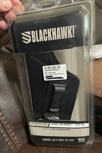 Blackhawk Fondina Da Porta Interna Inside-the-Pants | Ultrasottile In Nylon Laminato | Per Revolver Small/Medium