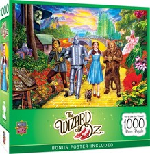 MasterPieces 1000 Piece Jigsaw Puzzle 19.25"x26.75", Off to See the Wizard