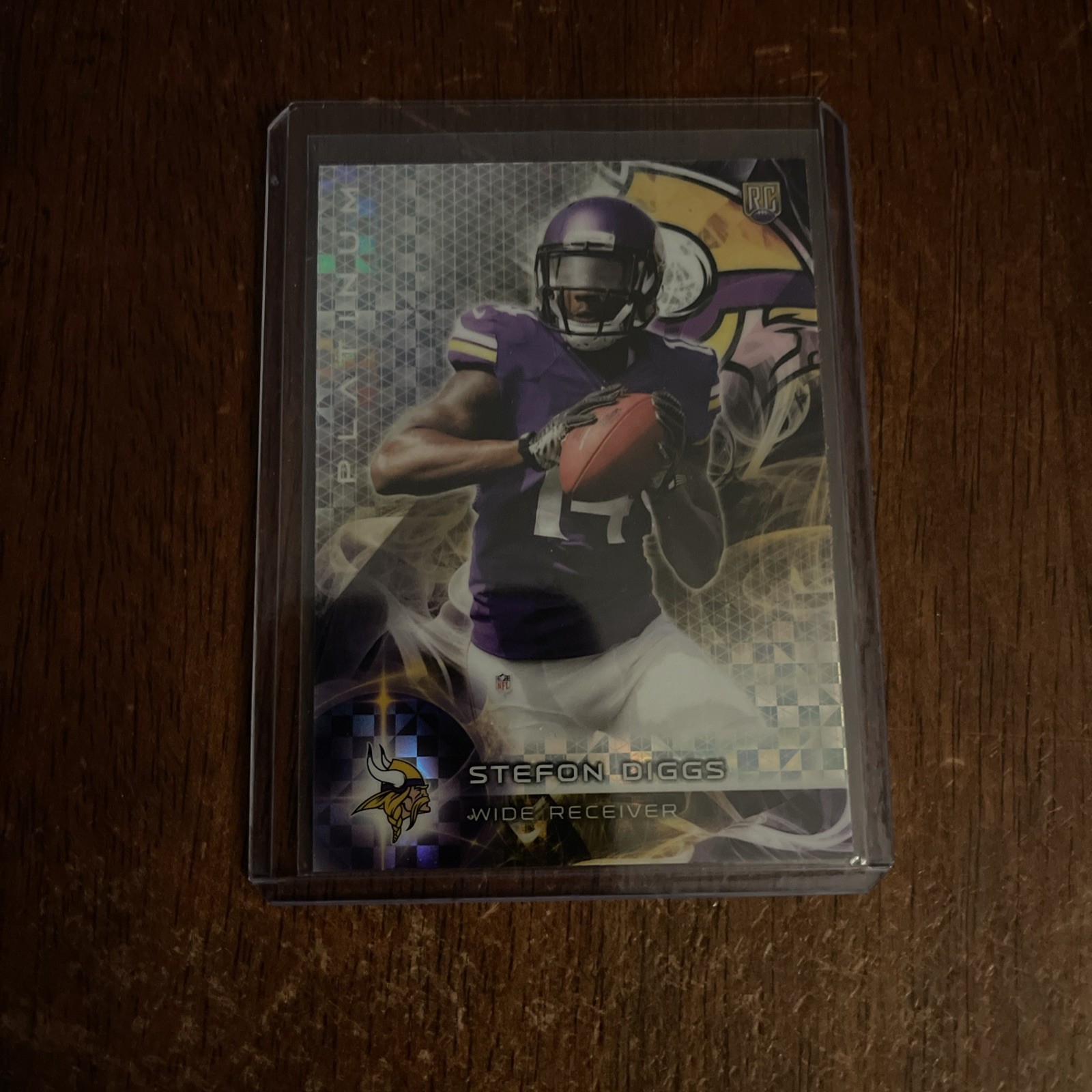 ROOKIE STEFON DIGGS 2015 TOPPS PLATINUM #141 X-FRACTOR VIKINGS RC