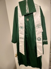 Utah Valley University (UVU) Cap and Gown Jostens size 5'7" to 5'9"