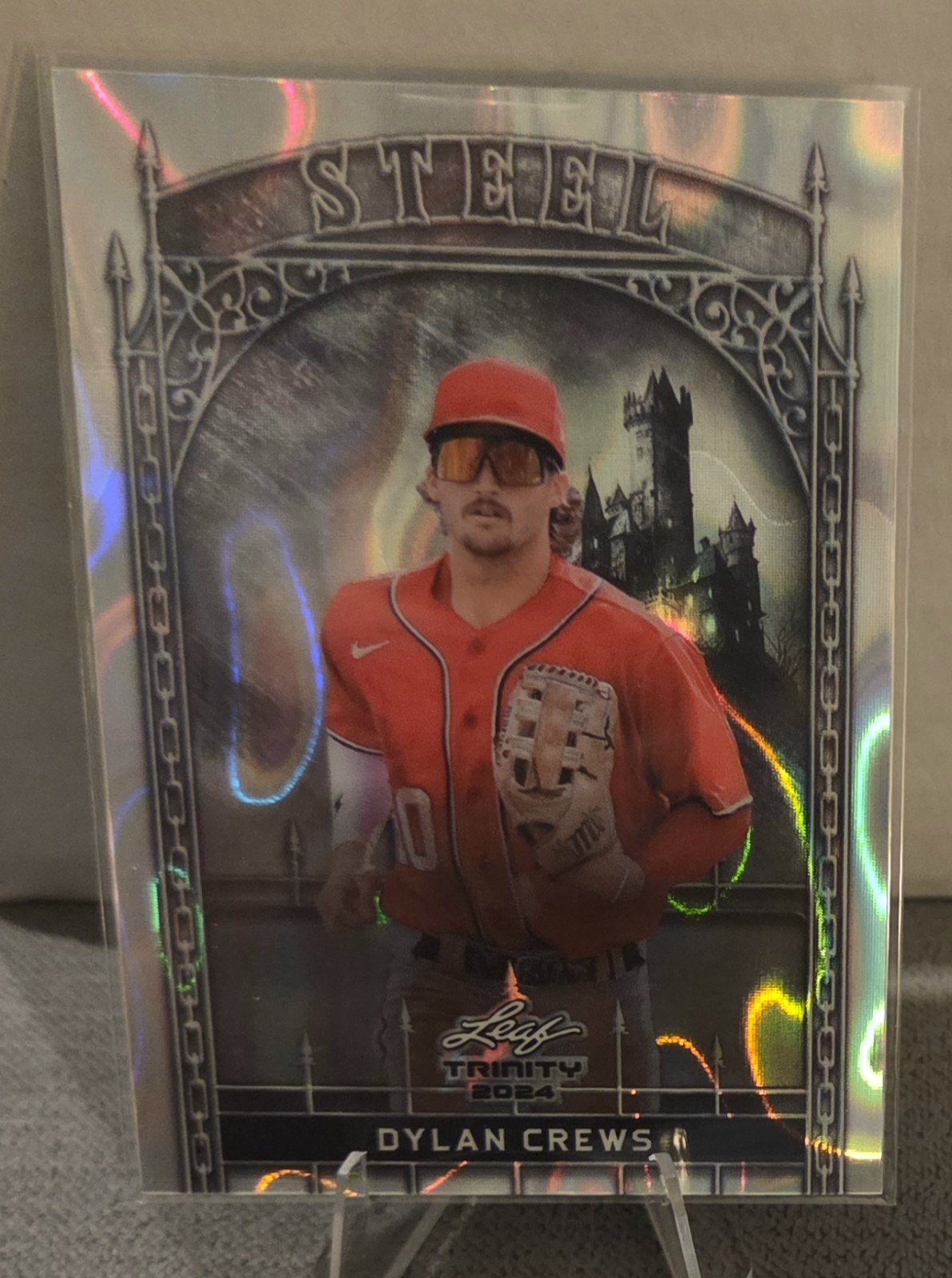 2024 Leaf Trinity - Steel Dylan Crews #S-33 Silver Laser /290 (RC)