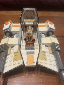 LEGO Star Wars Snowspeeder 75049 Complete Set w/ Luke Skywalker & Dax Minifigure