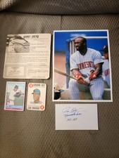 LYMAN BOSTOCK 1976 TOPPS & ROD CAREW EXERCISE AD AND GAME CARD