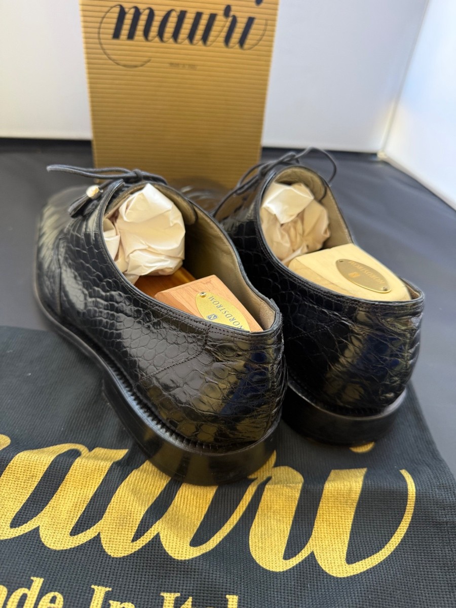 Vintage Mauri Classic Exotic Alligator Dress Shoes Mens 13M  display picture 1