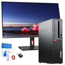 Lenovo PC Computer Completo ThinkCentre Con Monitor 27 Pollici IPS Ultra Slim