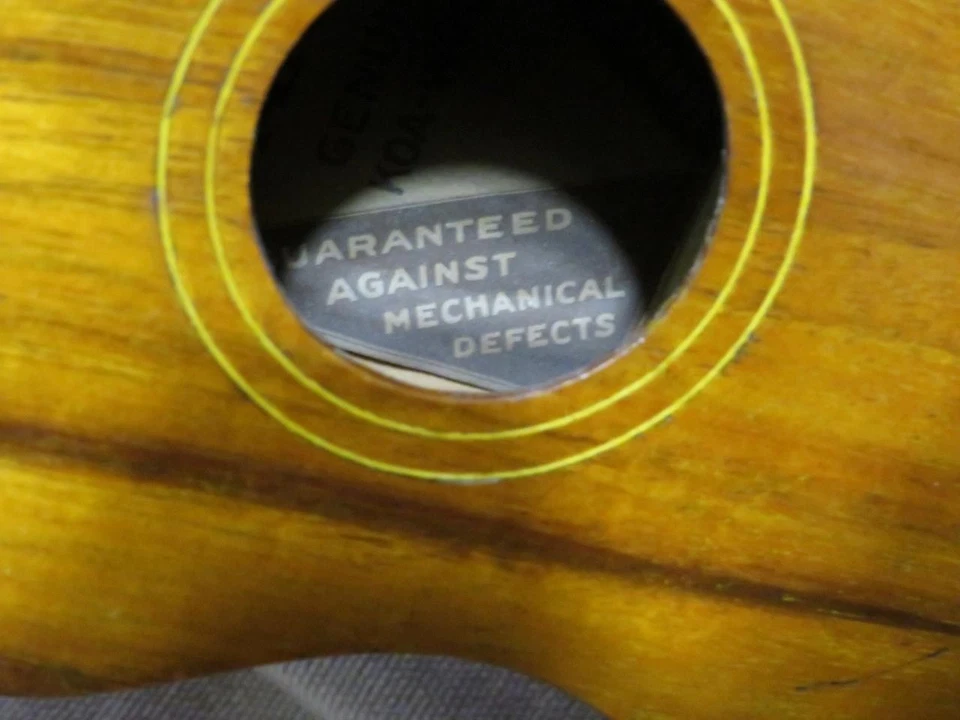 Sammo Koa Wood Uke Samuel C. Osborn Masonic Temple Chicago ca. 1920`s Ukulele - Image 4 of 4