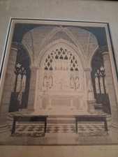 Vintage Etching By Hopper Emory Matted And Framed