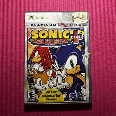SEGA Sonic Mega Collection Plus (Microsoft Xbox) E, Sonic Series, NTSC, Manual