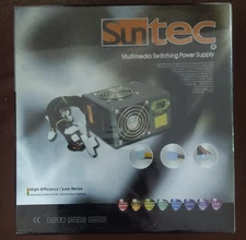 Suntec ATX Power Supply 500W 24 Pin 6 Pin + SATA, Dual Fans - New, Sealed in Box