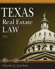 TEXAS REAL ESTATE LAW By Charles J. Jacobus - Hardcover **Mint Condition**