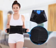 Adjustable Neoprene Double Pull Lumbar Support Lower Back Belt Brace Pain Relief