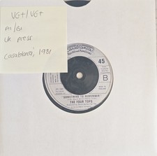 Four Tops When She Was My Girl Something To Remember Vinyl Record VG+/VG+ CAN100