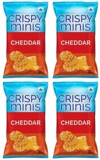 Quaker Chrupiące Minis Cheddar Brązowe chipsy ryżowe, 100g (4-pak)