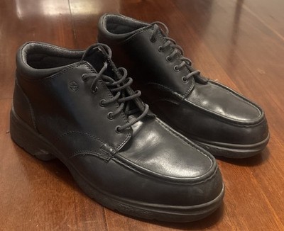 Vintage Carolina Work Boots Men s 14EE Black Leather ANSI Z41 PT99 Moc Toe
