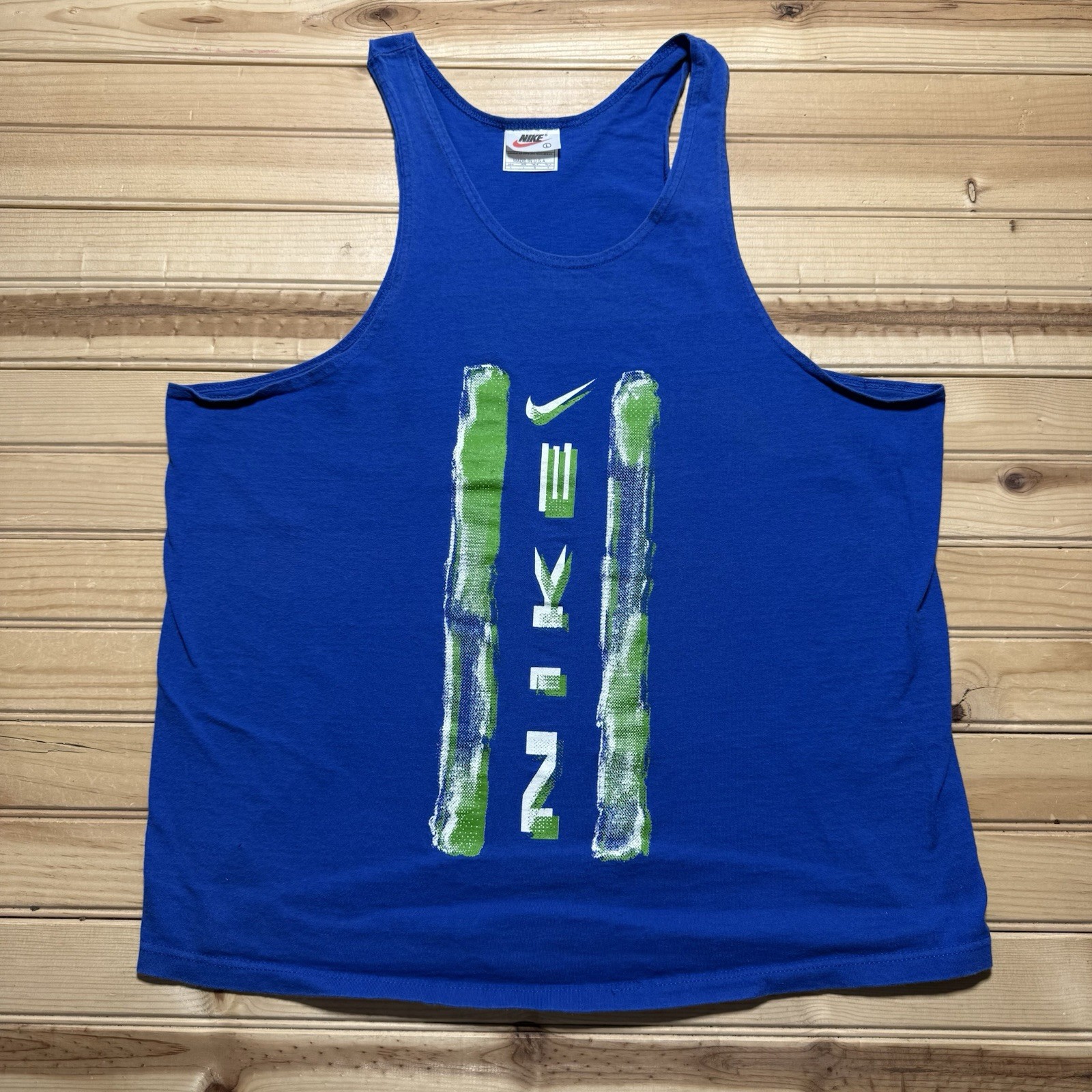 Vintage 90s Nike Center Swoosh Single Stitch Tank Top Size Large