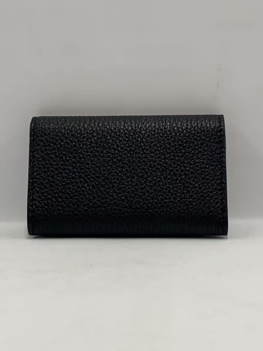 PRADA Saffiano Leather Card Case, Black, Women's, 1MC110 thumbnail 2