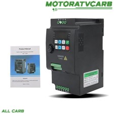 ALL-CARB 220V 3KW 4HP 1-3 Phase VFD Variable Frequency Drive Inverter Converter