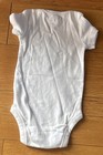 Carter's White Cotton Short Sleeve One-Piece Bodysuit for Unisex Baby 3m — photo 3