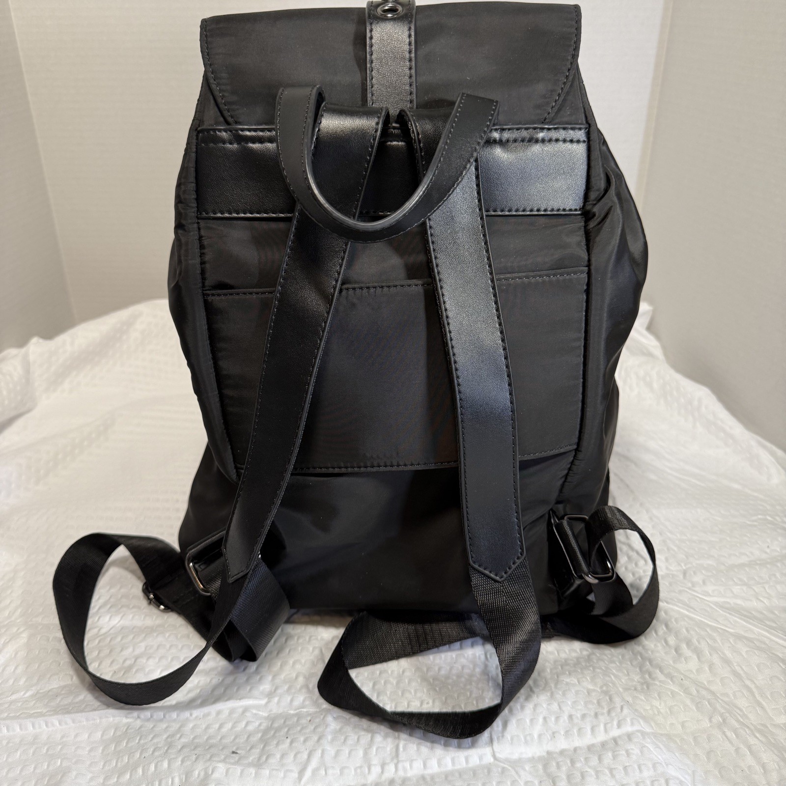 Saint + Sofia Studded Nylon Adjustable Strap Back… - image 2