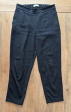 Aritzia Babaton Black Conan Cropped Ankle Pants Women  s 6 Elastic Waist Office