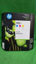 HP 952XL High-Yield Cyan/Magenta/Yellow/Jaune Ink Cartridges New E1 