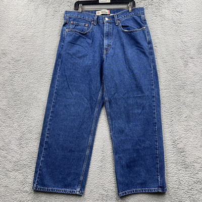 Levi's 569 Jeans Size 18 Reg 36x39 Loose Straight Leg Medium Wash