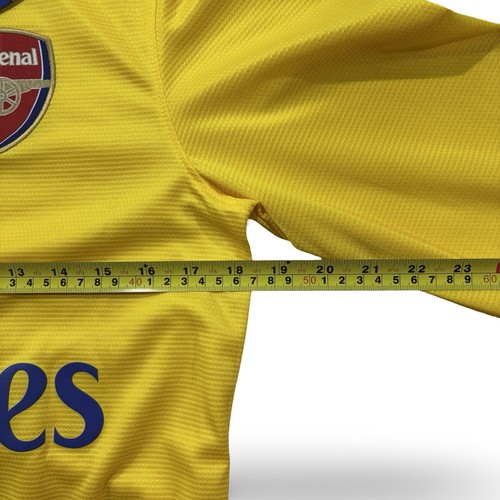Arsenal FC Soccer Jersey Kit Men's Small Long Sleeve Football EPL 2013-2014 Away - Picture 8 of 18