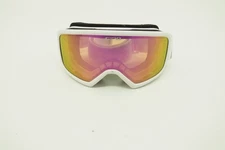 New! Giro Stomp Youth Large Snow Sports Goggle White Wordmark Amber Pink Lens
