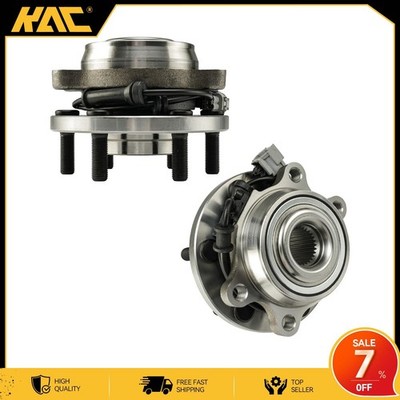 Front Wheel Hub & Bearing Assembly Pair for Nissan Frontier Pathfinder Xterra