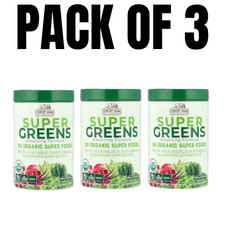Country Farms Super Greens Alkalizing Formula Natural 300 g, 10.6 oz 3 Packs 