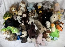 Webkinz Plush Lot of 35 + 1 Jacket No Codes Dogs Cats Frog Lion Seal Parrot,MORE