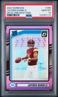 2024 PANINI DONRUSS OPTIC PREVIEW-PINK #389 JAYDEN DANIELS ROOKIE RC PSA 10